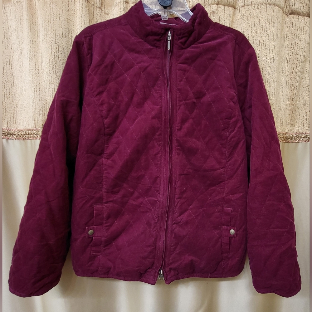 Women's Croft & Barrow vintage corduory coat jacket. Size XL Very good condition